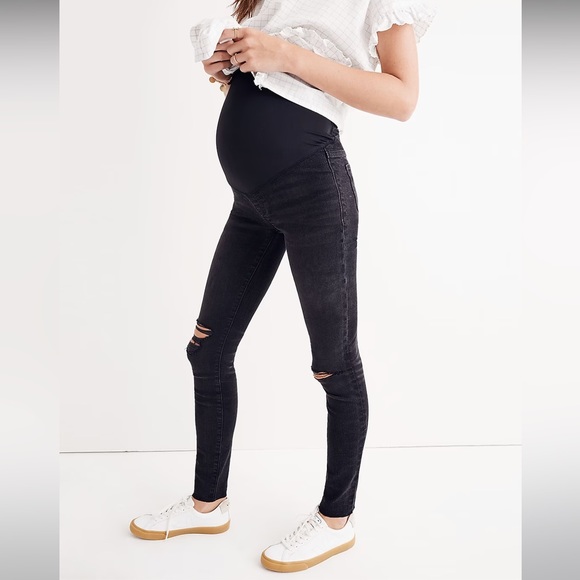 NWT Madewell Over-the-Belly Maternity Skinny Jeans - Picture 1 of 16